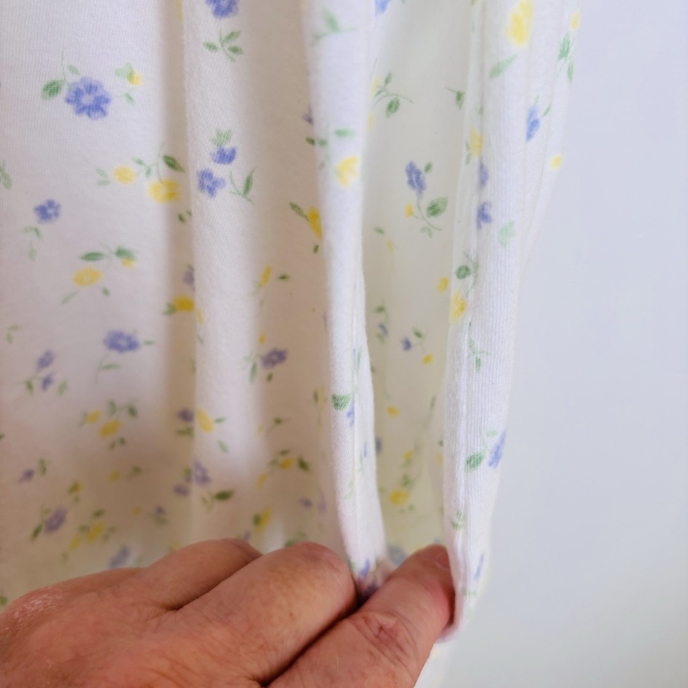 Vintage Carriage Court Nightgown ‎ 2X Cottagecore Floral Lace Trim Sleepwear - Picture 7 of 11